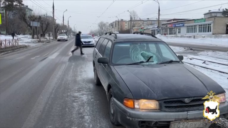 В Ангарске 13-летнюю девочку сбили на пешеходном переходе